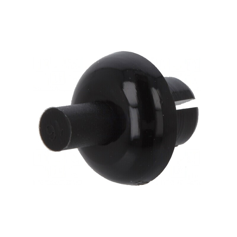 Diblu poliamidă neagră 5,1mm pentru montaj | Electronic-mag.ro | Componente Electronice