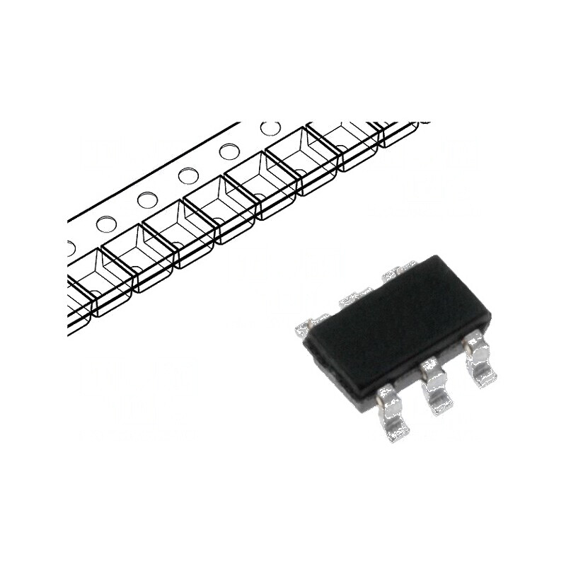 Diodă TVS 6,1V 100W SOT23-6 pentru protecție ESD | Electronic-mag.ro | Componente Electronice