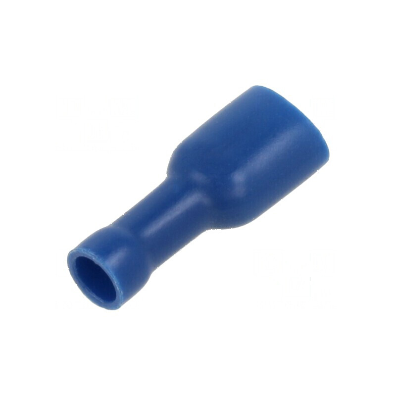 Terminal plat 6,3mm mamă 1÷2,5mm² crimpat izolată | Electronic-mag.ro | Componente Electronice