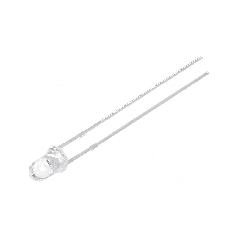 LED 3mm albastru convex 30° Nr. term 2 | Electronic-mag.ro | Componente Electronice