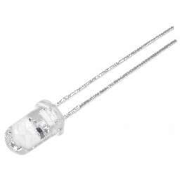 LED 5mm roz baby pink 15° convex | Electronic-mag.ro | Componente Electronice