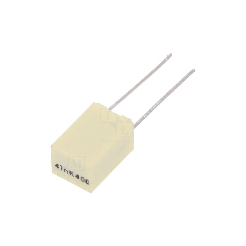 Condensator poliester 47nF 200VAC 400VDC 5mm ±10% THT R82 | Electronic-mag.ro | Componente Electronice