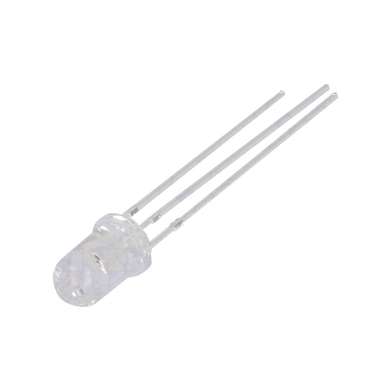 LED 5mm roșu/albastru 30° convex, nr. term: 3 | Electronic-mag.ro | Componente Electronice