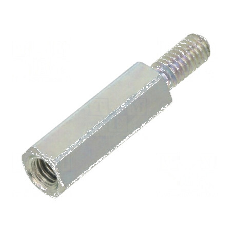 Piuliță distanțieră filet M2,5 12mm hexagonală | Electronic-mag.ro | Componente Electronice