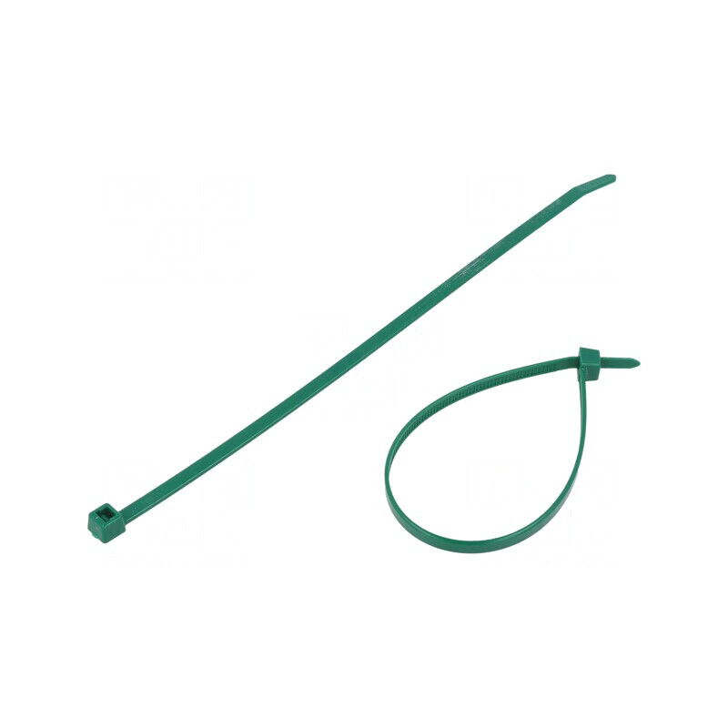 Colier de strângere poliamidă 210mm 4,7mm 355N verde | Electronic-mag.ro | Componente Electronice