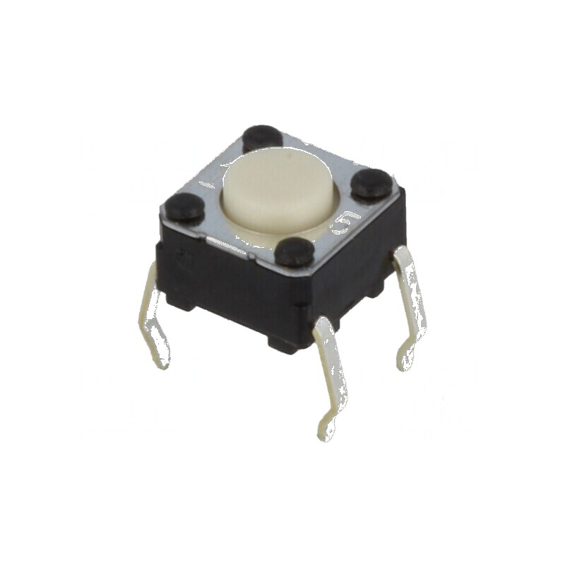 Microîntrerupător TACT SPST-NO 0,05A/24VDC THT | Electronic-mag.ro | Componente Electronice
