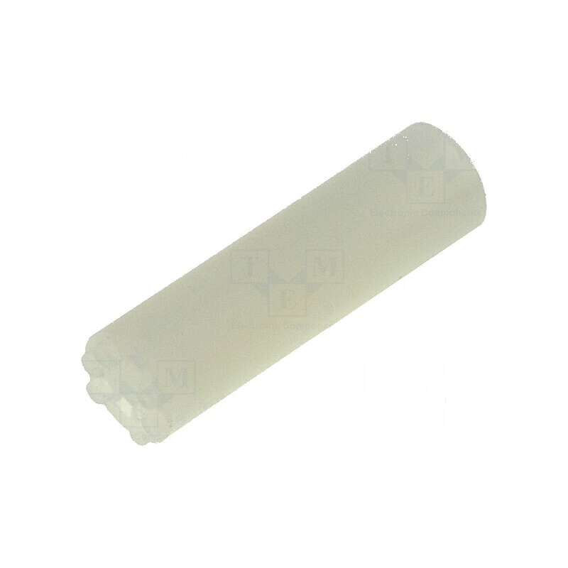 Bucșă de distanțare LED 5mm x 3mm x 14mm naturală | Electronic-mag.ro | Componente Electronice