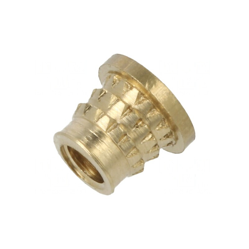 Adaos filetat din alamă M3 BN 37901 4,1mm pentru plastic | Electronic-mag.ro | Componente Electronice