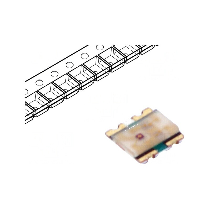 LED SMD 0606 RGB 1,6x1,6mm 20mA 80mW | Electronic-mag.ro | Componente Electronice