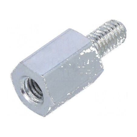 Piuliță distanțieră filetată 8mm M3 | Electronic-mag.ro | Componente Electronice