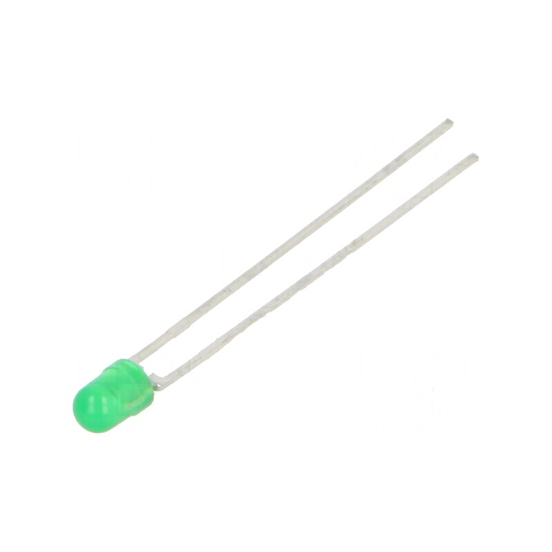 LED 3mm Verde Convex 4-14mcd 30° | Electronic-mag.ro | Componente Electronice