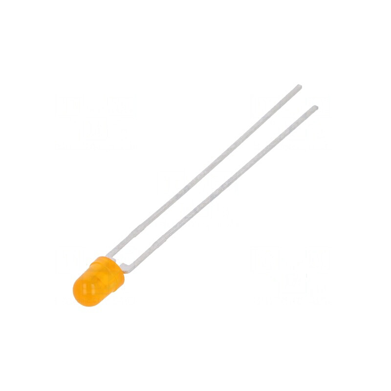LED 3mm portocalie 1,6÷13mcd 60° convex | Electronic-mag.ro | Componente Electronice