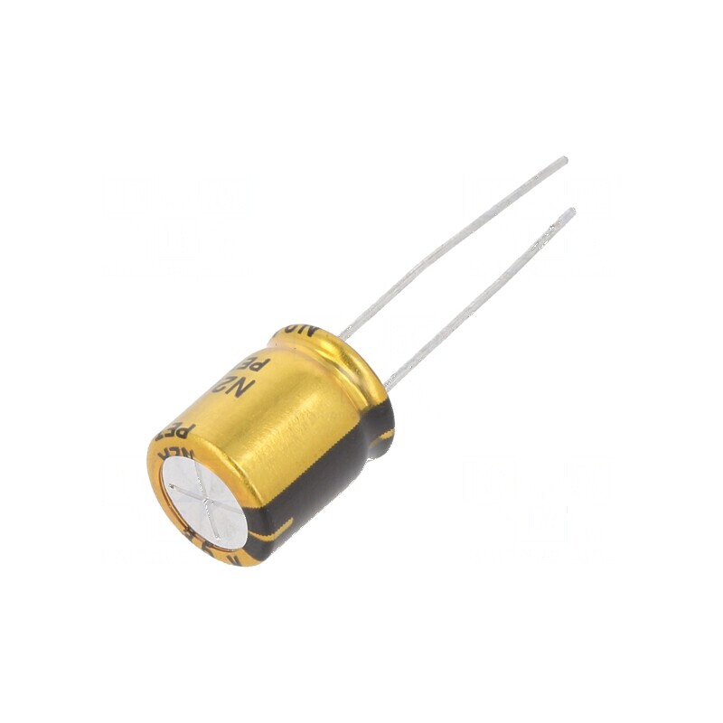 Condensator electrolitic THT 150uF 35VDC Ø10x12,5mm ±20% | Electronic-mag.ro | Componente Electronice