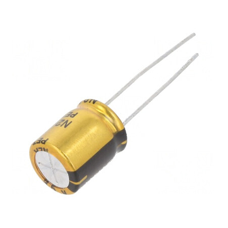 Condensator electrolitic THT 150uF 35VDC Ø10x12,5mm ±20% | Electronic-mag.ro | Componente Electronice