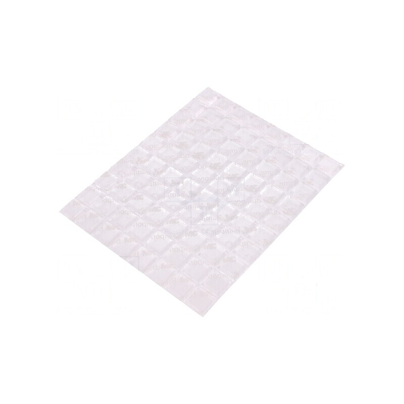 Picioruş autoadeziv transparent poliuretan Bumpon H: 3mm | Electronic-mag.ro | Componente Electronice