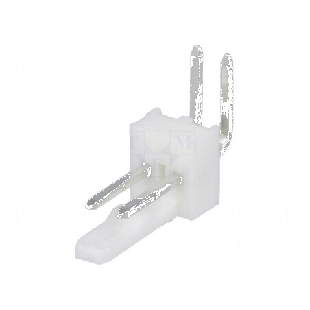 Conector cablu-placă soclu tată KK 254 2,54mm 2 PIN THT 4A | Electronic-mag.ro | Componente Electronice