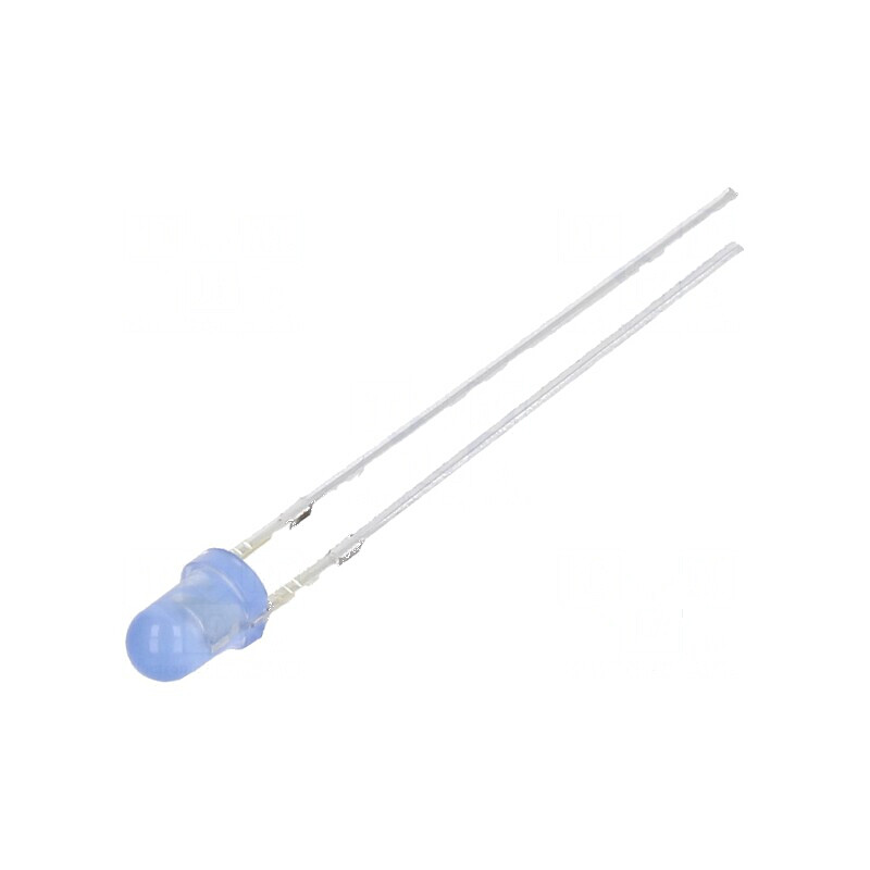 LED 3mm Albastru Convex 5800-7000mcd 30° | Electronic-mag.ro | Componente Electronice