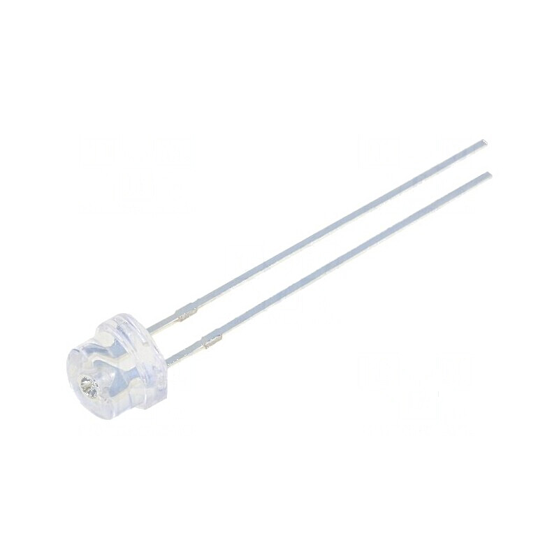 LED 4,8mm mov 100° convex 5mW 2,54mm | Electronic-mag.ro | Componente Electronice