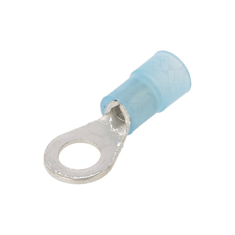 Vârf inelar M5 Ø 5,2mm pentru cablu 1,5-2,5mm² crimpat izolat | Electronic-mag.ro | Componente Electronice