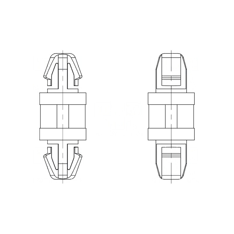 Distanţier PCB poliamidă 66 8mm UL94V-2 | Electronic-mag.ro | Componente Electronice