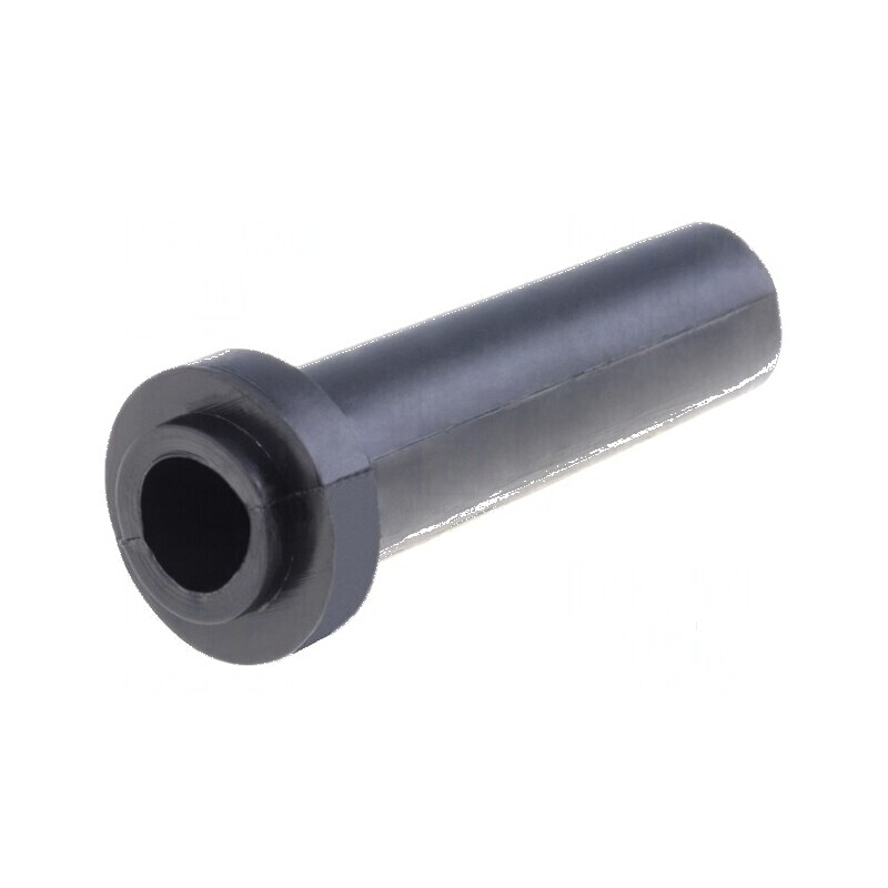 Manșon PVC negru 6mm x 3,5mm, lungime 23mm, temperatură -30 până la 60°C | Electronic-mag.ro | Componente Electronice