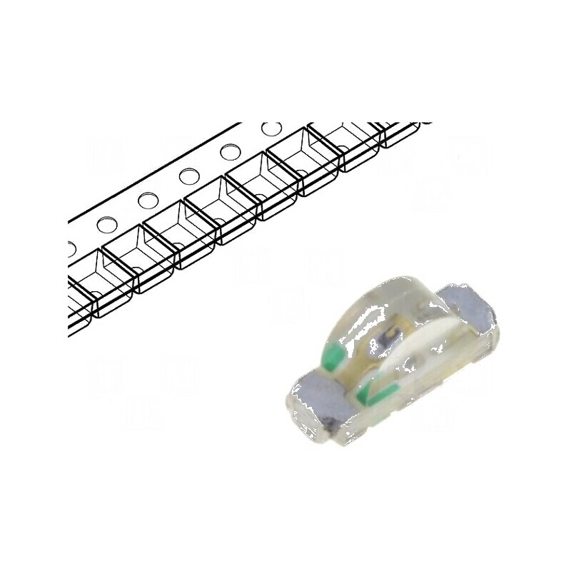 LED SMD 1304 Verde 36÷80mcd 3,2x1,5x1mm 120° 20mA 570nm | Electronic-mag.ro | Componente Electronice