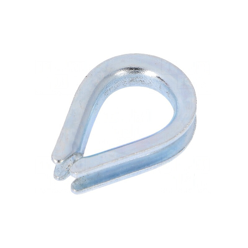 Cârlig de fixare pentru cablu oțel 3mm zincat | Electronic-mag.ro | Componente Electronice