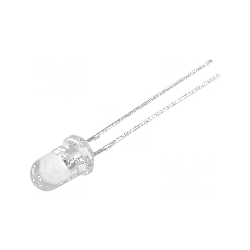 LED 5mm albastru 750-1120mcd 15° convex | Electronic-mag.ro | Componente Electronice