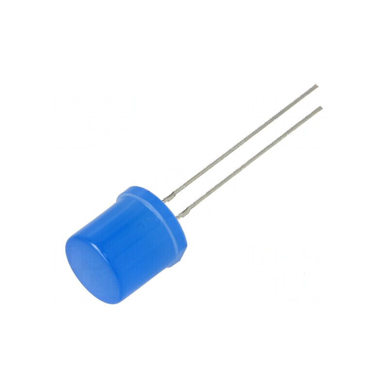 LED albastru 9,7mm 330-500mcd 180° plat | Electronic-mag.ro | Componente Electronice