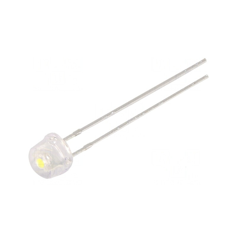 LED 4,8mm 100° Convex 2.9-3.4VDC | Electronic-mag.ro | Componente Electronice