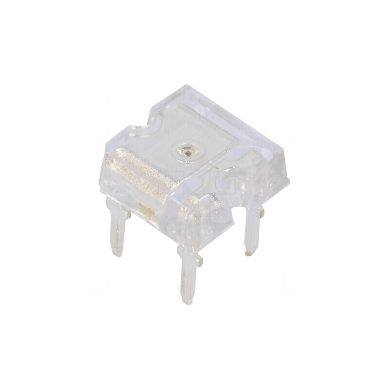 LED Super Flux portocalie 7,62x7,62mm 750-1000mcd 180° 50mA | Electronic-mag.ro | Componente Electronice