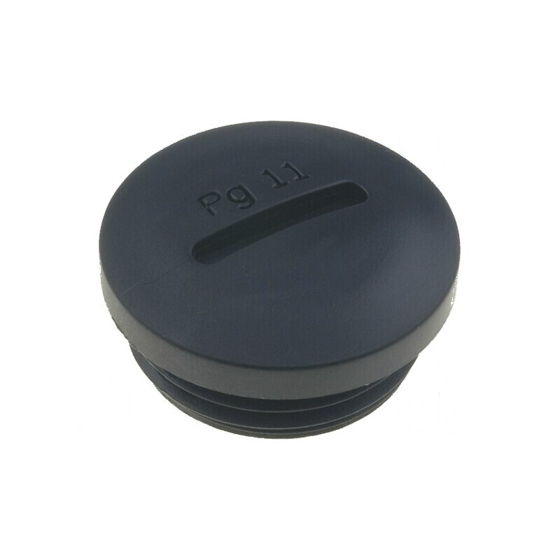 Capac de protecție PG11 poliamidă neagră 10,4mm | Electronic-mag.ro | Componente Electronice