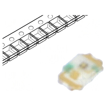 LED SMD 0402 roșie 1,8V 20mA 50mW 1x0,6x0,2mm | Electronic-mag.ro | Componente Electronice