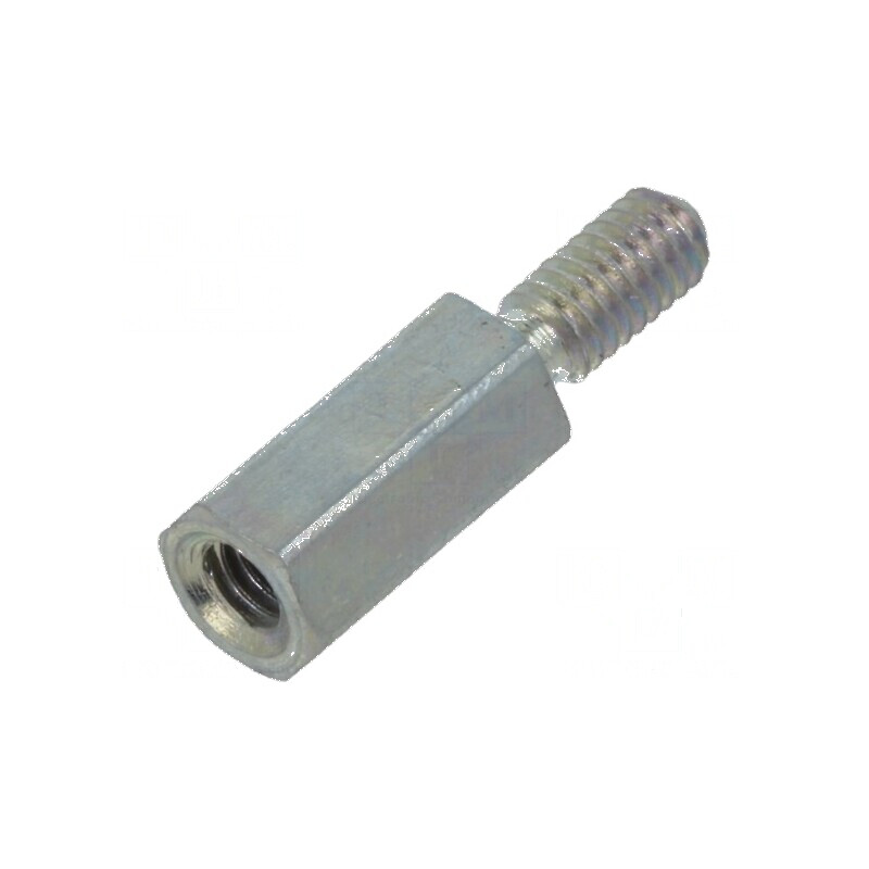 Piuliță distanțieră filetată 8mm M2,5 hexagonală | Electronic-mag.ro | Componente Electronice