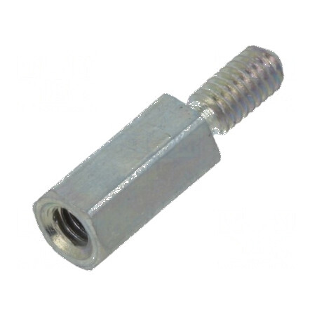 Piuliță distanțieră filetată 8mm M2,5 hexagonală | Electronic-mag.ro | Componente Electronice