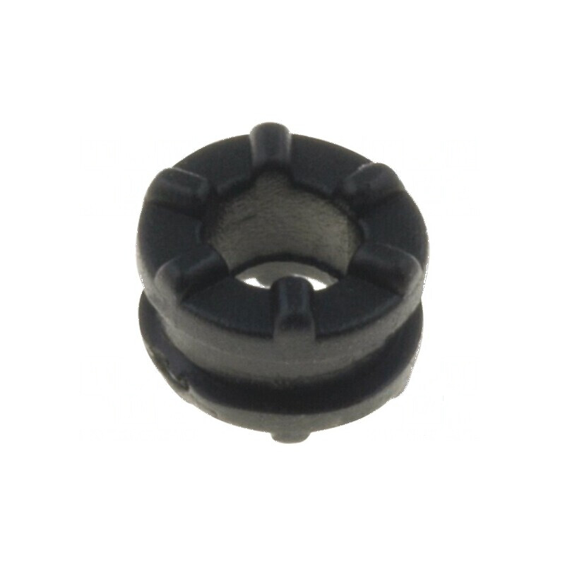Manșon negru Øorif. 4,3mm pentru panou max. 1,5mm Øext. 5mm | Electronic-mag.ro | Componente Electronice