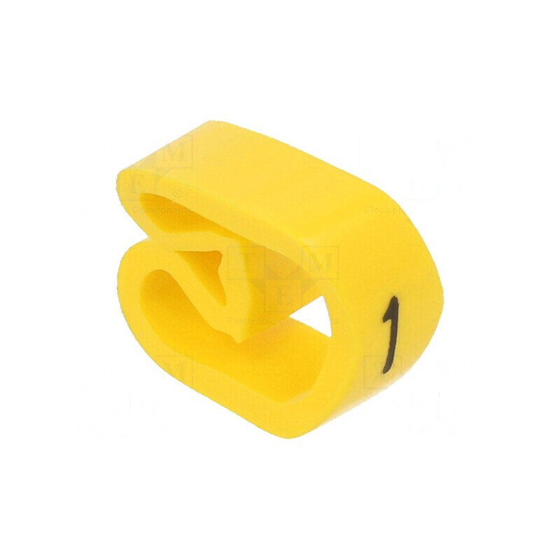Markere Marcaj PVC Galben 8÷16mm - Temperatura 30÷80°C | Electronic-mag.ro | Componente Electronice