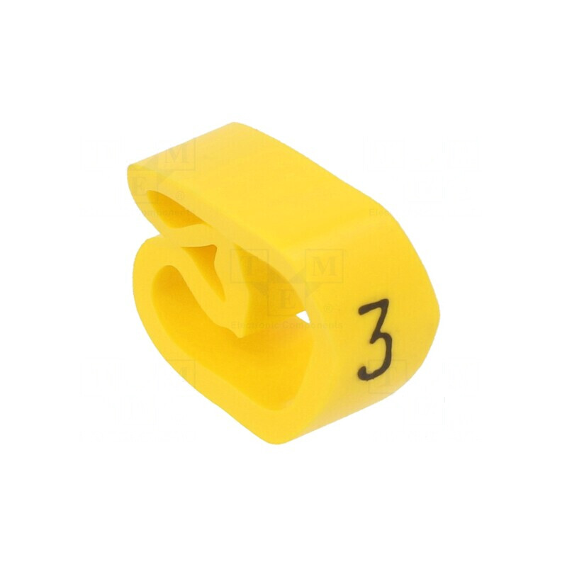 Markere Marcaj PVC galbenă 3-8mm -30÷80°C | Electronic-mag.ro | Componente Electronice