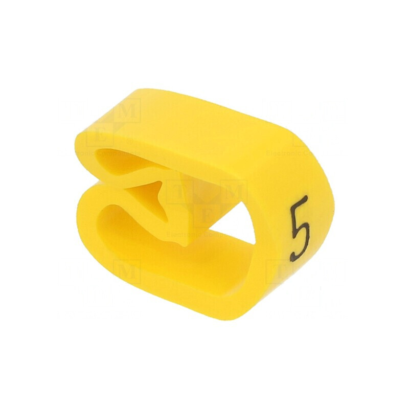 Markere Marcaj PVC galbenă 5 8÷16mm -30÷80°C | Electronic-mag.ro | Componente Electronice