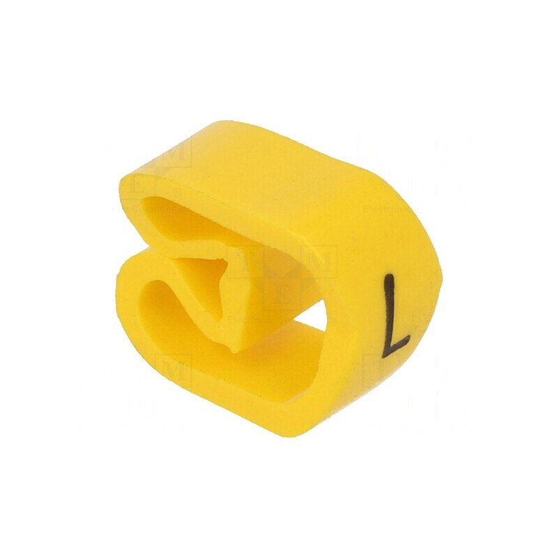 Markere Marcaj PVC Galben L 8-16mm -30 la 80°C | Electronic-mag.ro | Componente Electronice