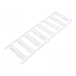 Markere poliamidă 66 albă 2,2÷2,9mm -40÷100°C cu împingere | Electronic-mag.ro | Componente Electronice