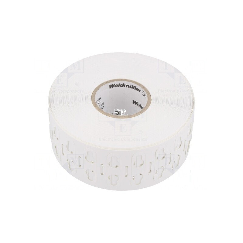 Etichetă poliester albă 5÷8mm -40÷150°C prin orificiu WM | Electronic-mag.ro | Componente Electronice