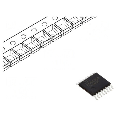 Cip digital IC 8 canale CMOS SMD TSSOP16 2÷5,5VDC -40÷150°C | Electronic-mag.ro | Componente Electronice