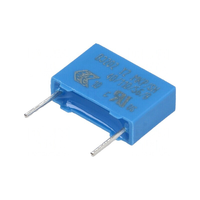 Condensator polipropilenă Y2 1nF 13x9x4mm THT ±20% 10mm | Electronic-mag.ro | Componente Electronice