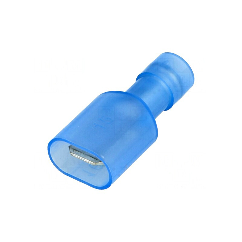 Terminal plat 6,3mm 0,8mm tată pentru cablu 1,5÷2,5mm2 crimpat | Electronic-mag.ro | Componente Electronice