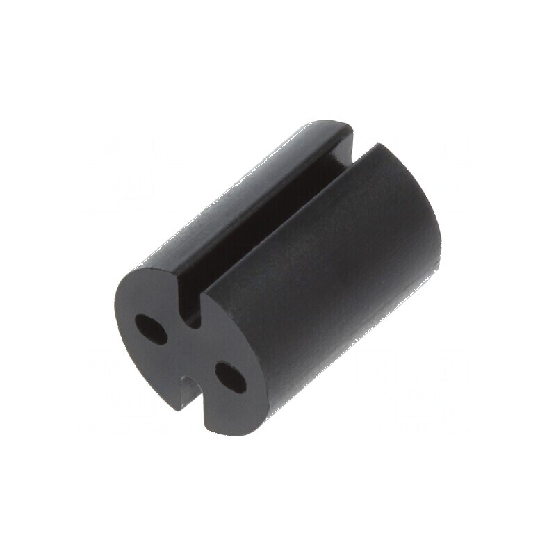 Bucșă de distanțare LED 4,8mm PVC pentru LED 3mm, Lungime 6,4mm | Electronic-mag.ro | Componente Electronice