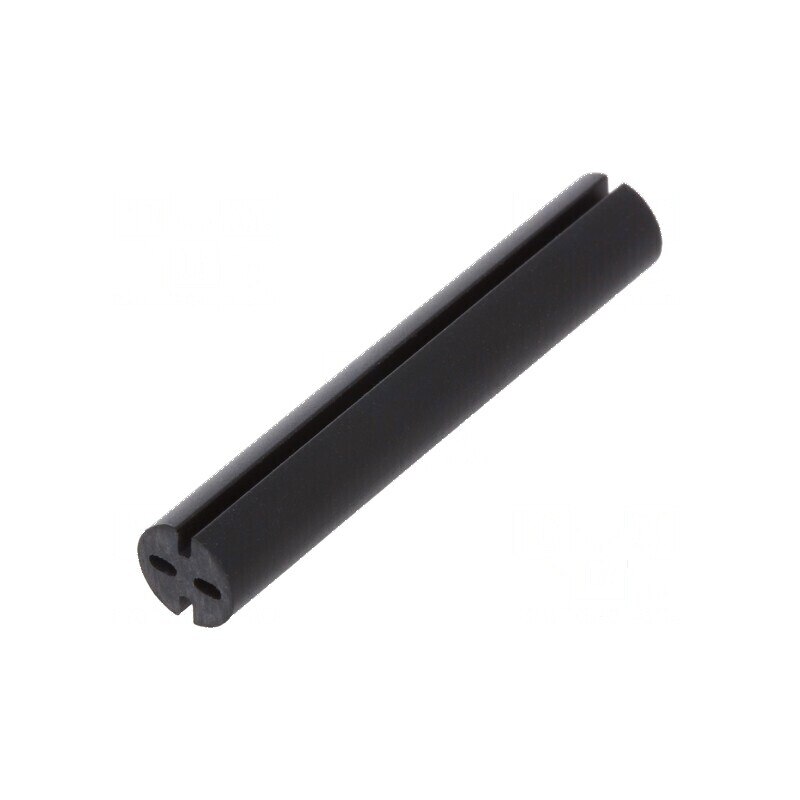 Bucșă de distanțare LED 5,1mm neagră, Lungime 30mm | Electronic-mag.ro | Componente Electronice