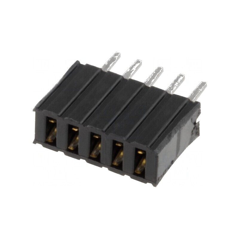 Conector şiruri pini soclu mamă 5 PIN 1,27mm THT 1x5 | Electronic-mag.ro | Componente Electronice