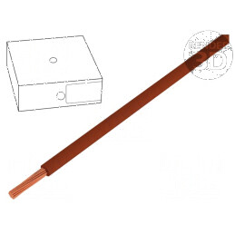 Cablu H05V-K litat 0,5mm2 PVC maro 300V 500V Clasa 5 | Electronic-mag.ro | Componente Electronice