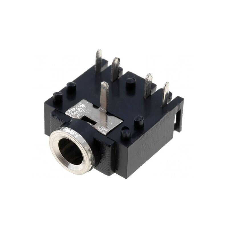 Conector Jack 3,5mm soclu mamă stereo unghi 90° | Electronic-mag.ro | Componente Electronice Conector Jack 3,5mm soclu mamă stereo unghi 90° | Electronic-mag.ro | Componente Electronice